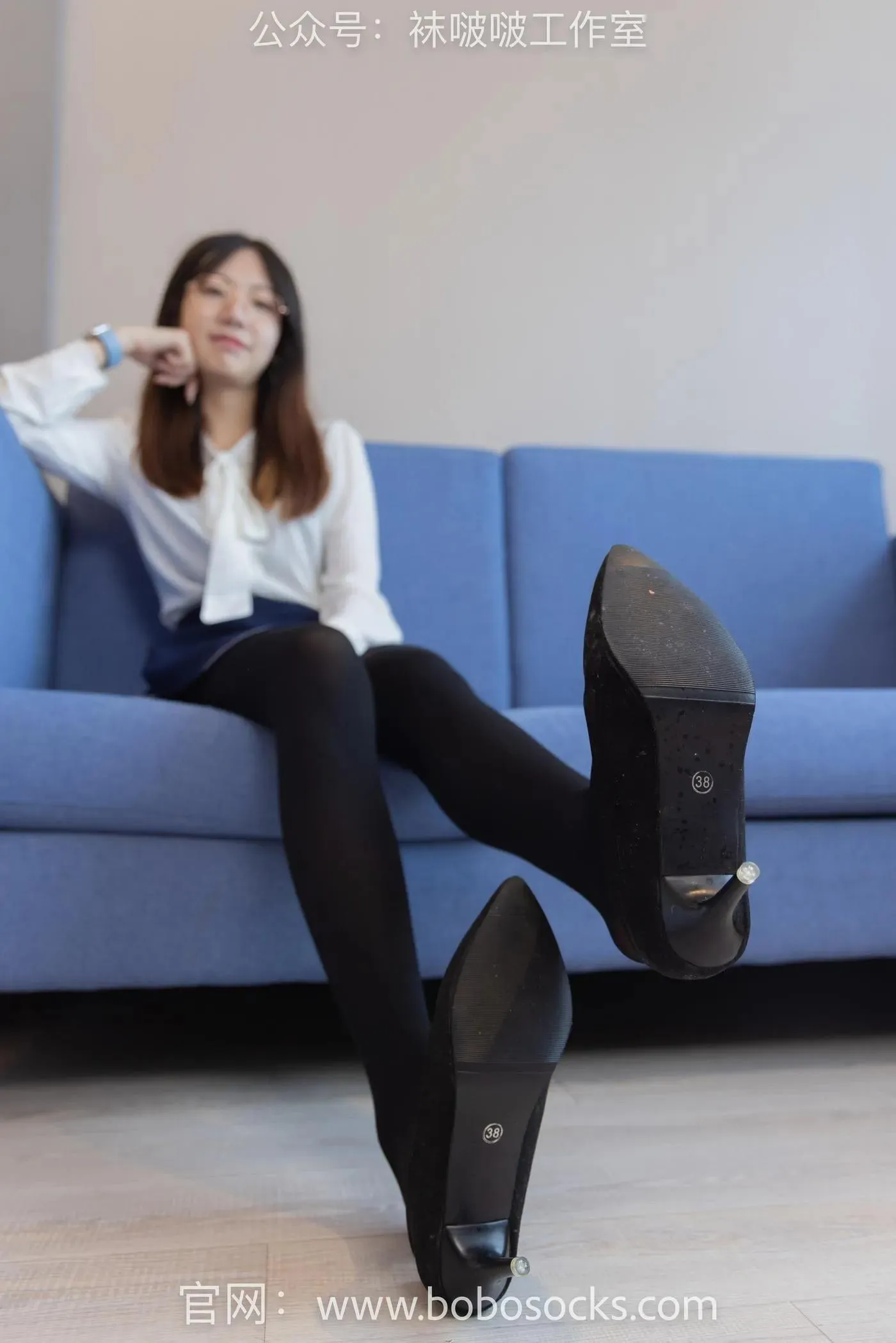 [BoBoSocks袜啵啵]NO.114 小甜豆-高跟鞋、帆布鞋、肉丝、厚黑丝 [175P]插图9